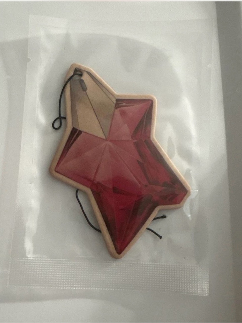 Red Star-Shaped Hanging Accessory